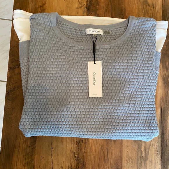 BOGO Calvin Klein layered look sweater NWTS 0X - Picture 7 of 14